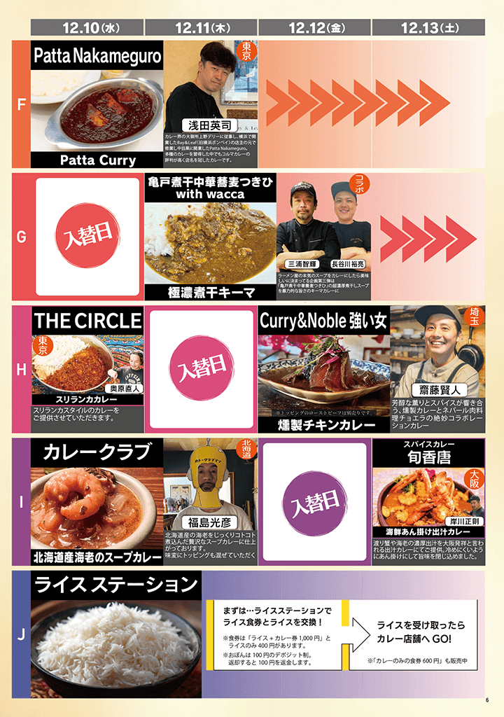 東京カレー万博　参加店舗紹介
